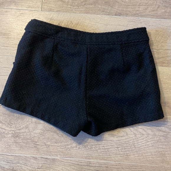 Max & Riley Tweed Button Black Shorts - Picture 2 of 7